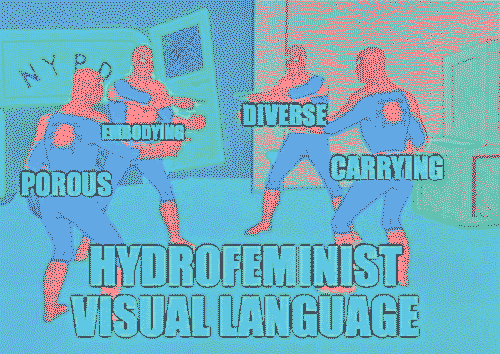 The constituent elements of hydrofeminist visual language